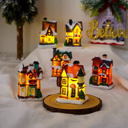 Frosted Glow Christmas Village