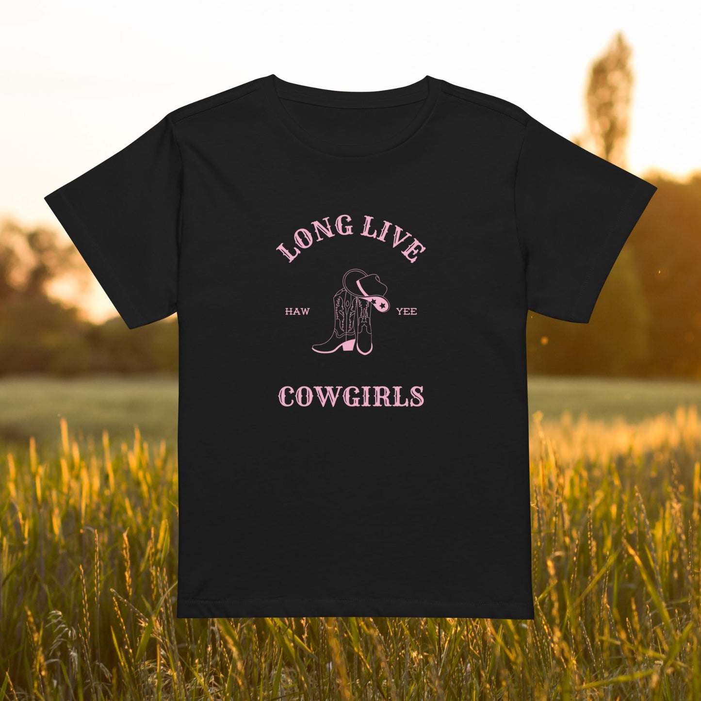 Long Live Cowgirls (High-waisted Tee)