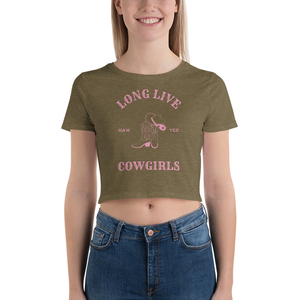 Long Live Cowgirls (Crop Top Tee)