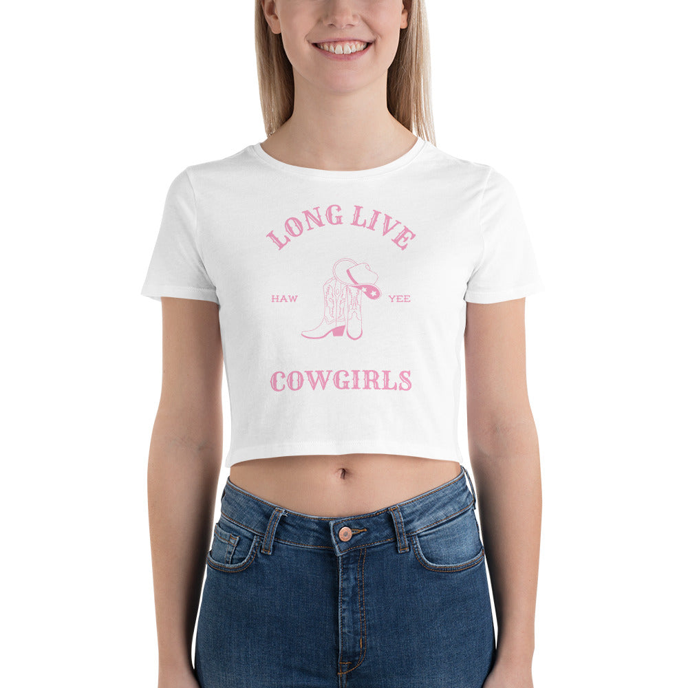 Long Live Cowgirls (Crop Top Tee)